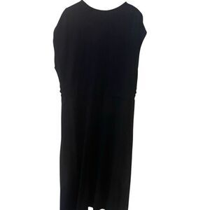 Lands end size 3XL black sun dress sleeveless long length